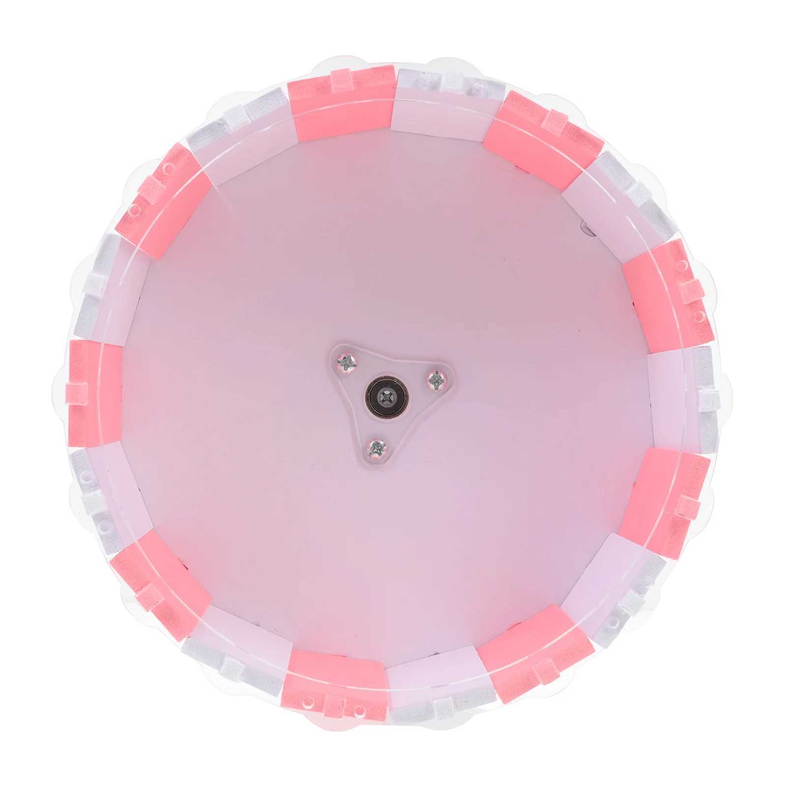 1pc Silent Hamster Running Wheel Colored Small Animal Exercise For Mice Squirrel Pet Supplies Quiet Plaything No Bracket M251205