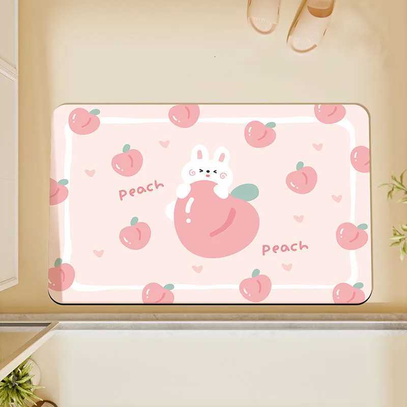 Home bathroom floor mat anti slip door mat anti slip foot mat bathroom door quick drying absorbent pad H251205