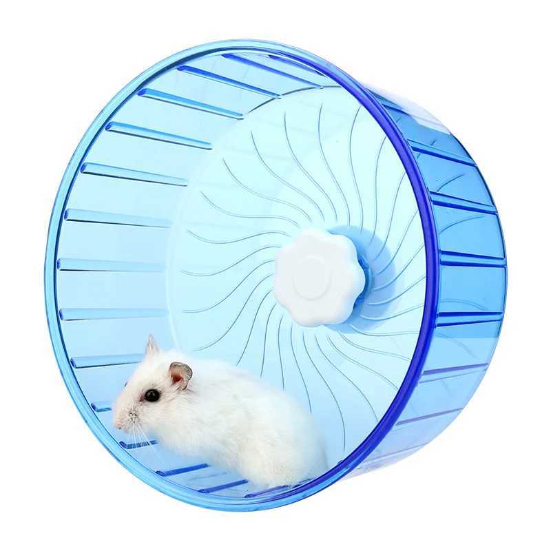 14cm Clear Wheel Hamster Dual Axis Crystal Treadmill Silent Hamster Wheel M251205