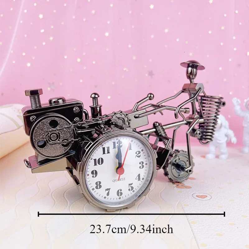 Tractor Model Alarm Clock Pen Holder Creative Retro Alarm Clock Ornaments Childrens Gift Alarm Clock Figurines Miniatures M251205 - view 6