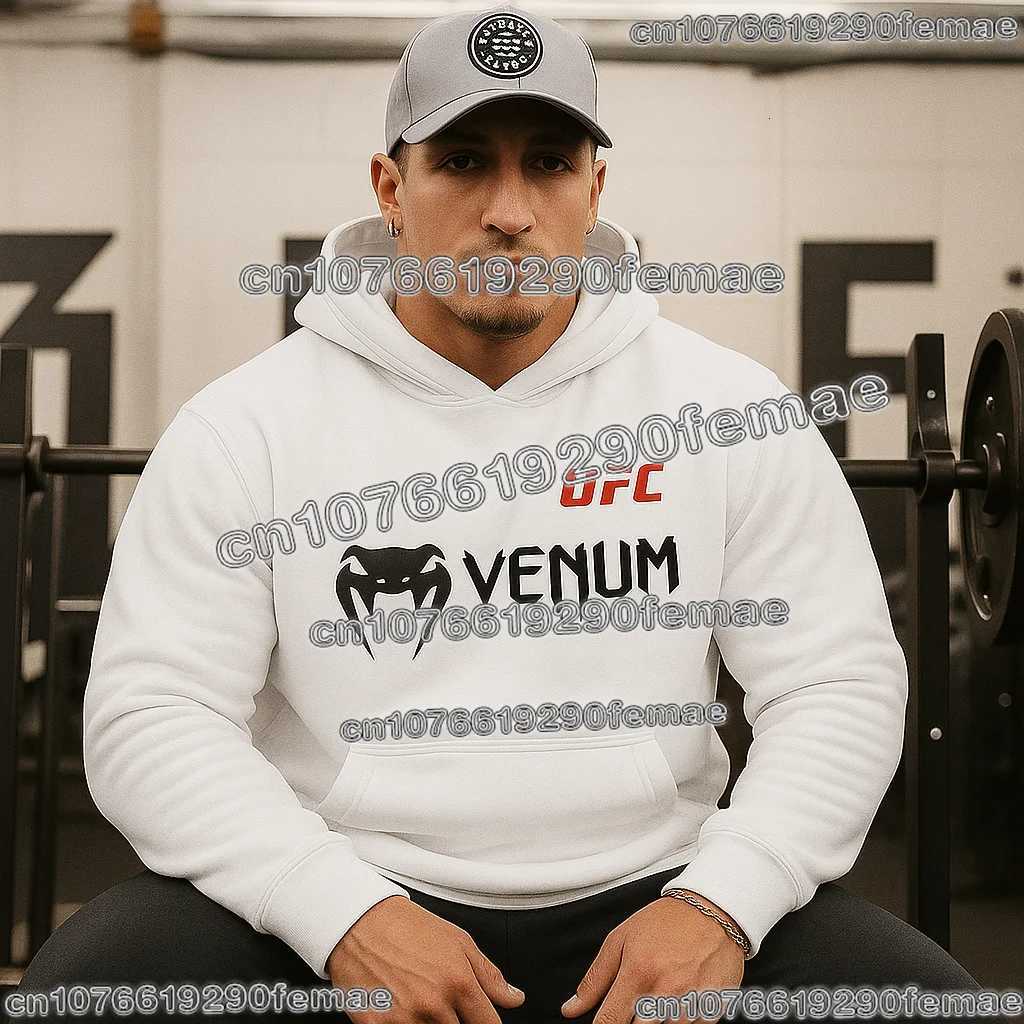 High Quty Trending 2026 MMA Men Cotton Hoodie Loose Fit Soft Comfortable Sweatshirt Gym Training Boxing Fighting Sportswear X251205