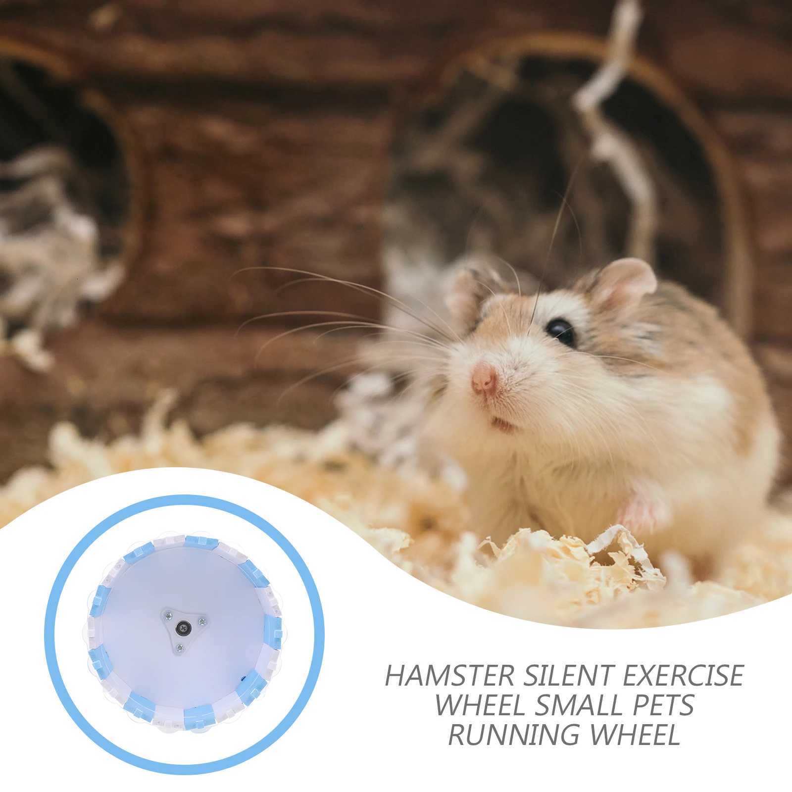 SUPVOX 1pc Colored Hamster Running Wheel Flying Saucer Small Animal Exercise Toy Plastic Gerbil Jogging Walker Pet Plaything M251205