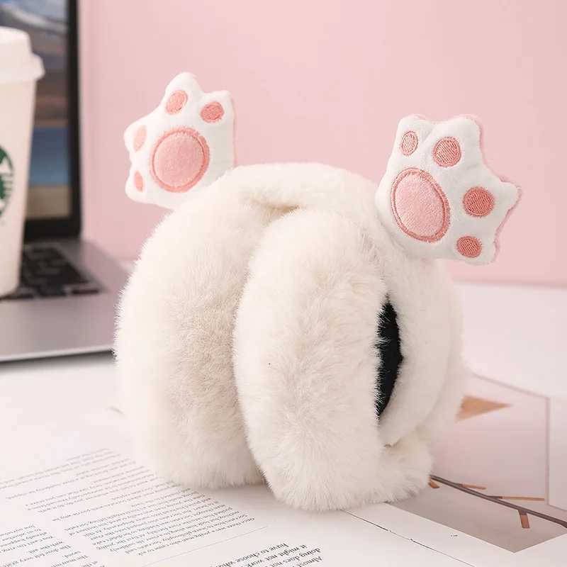 Cute cat paw foldable earmuffs 3D thickened warm winter unisex funny ear coversXJ251205 - view 6