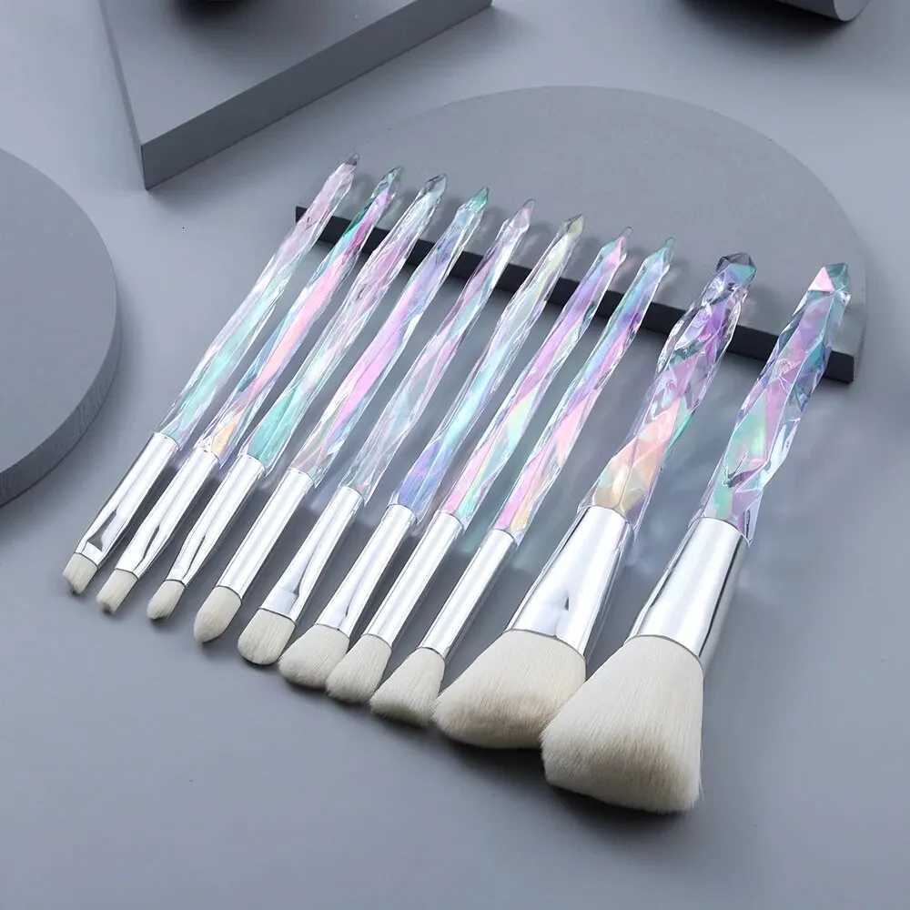5/10 makeup brushes crystal-textured makeup brush set loose powder contouring eyeshadow suitable for ladies/girlsT251205