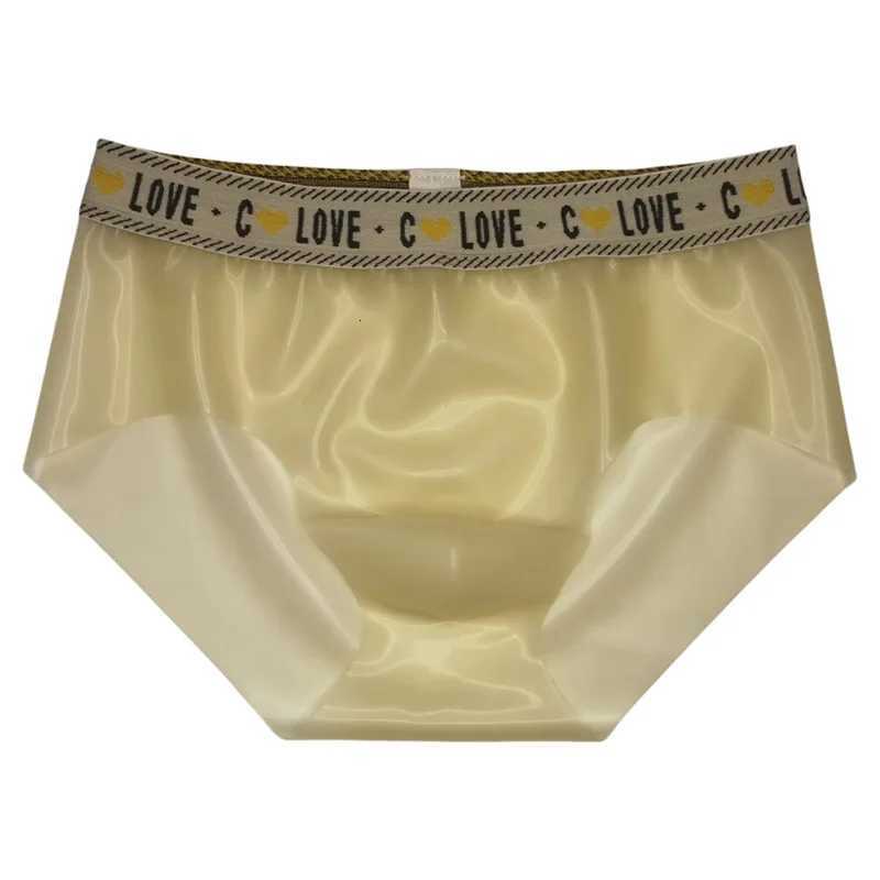 Men Sexy Latex Briefs Seamless Invisible Panties Nightwear Sexy Translucent Rubber Underwear Scrotum Bulge Low Waist Porno Pants X251205 - view 6