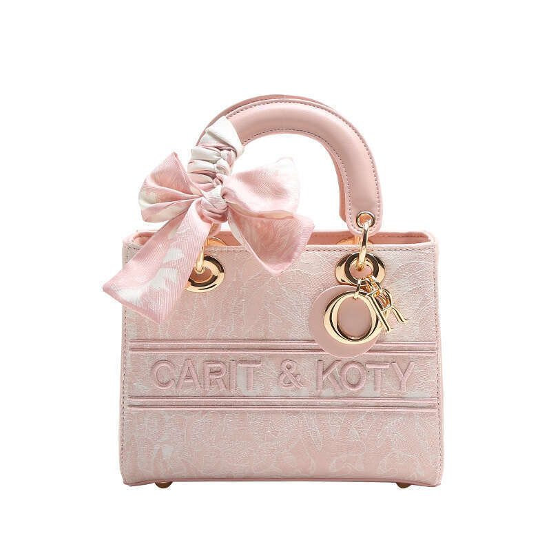 Dropshipping Fashion Bowknot Embroidered Tote 2024 High-end Large Capacity Commuter Bag Wholesale dh911043022JY