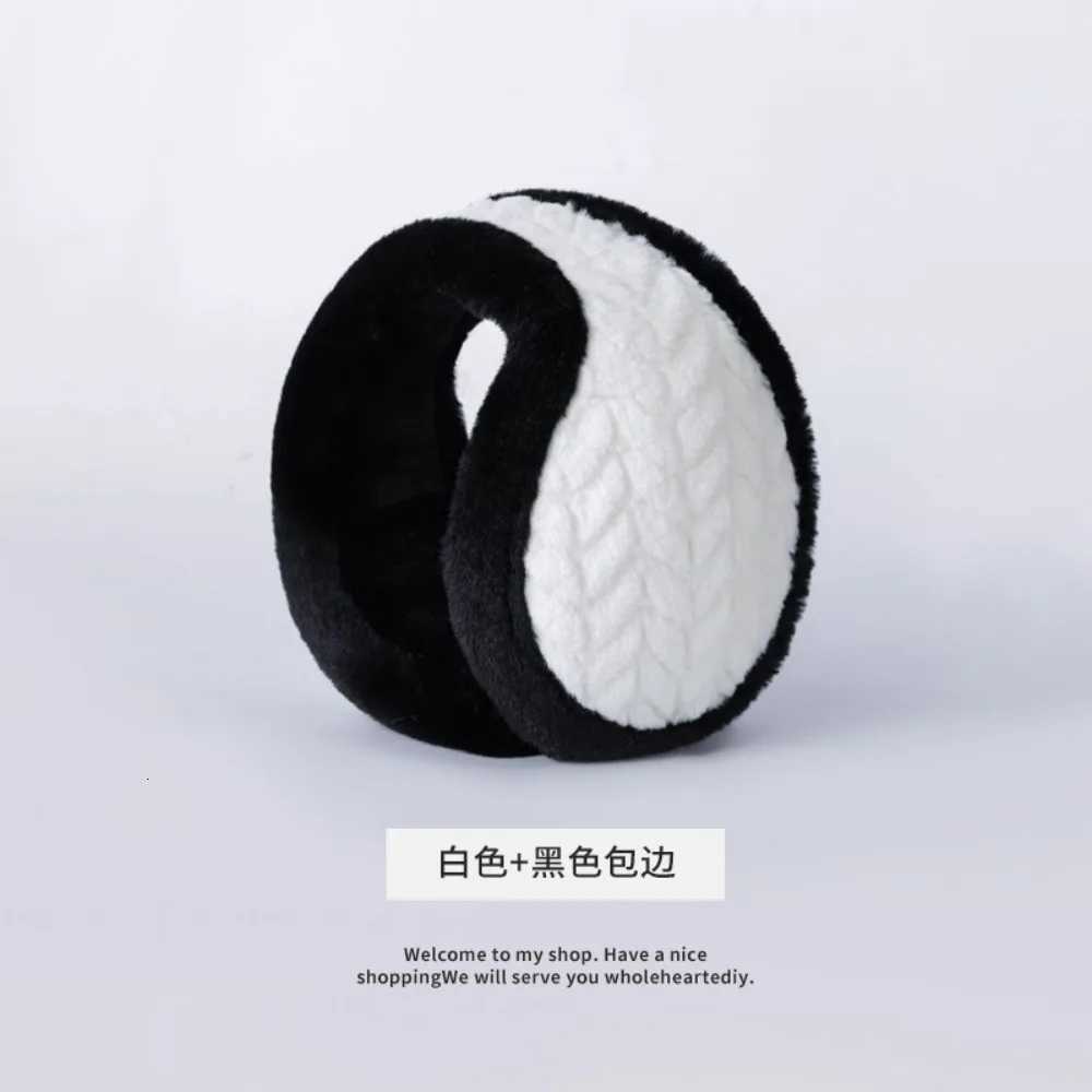 Womens Winter Maillard-Style Plush Earmuffs - Soft Cute Foldable Rabbit Fur-Like Cold-Proof Ear Warmers for StudentsXJ251205 - view 7