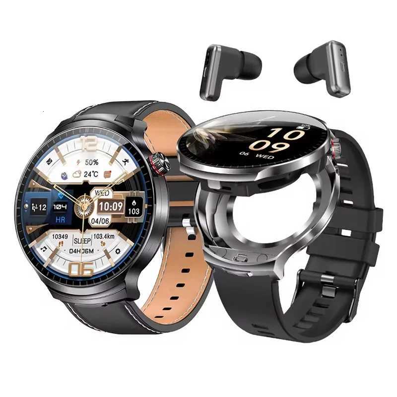 Smart Watch T100 BT Call Wireless Earbuds 2 in 1 TWS Earphone Fitness Tracker AI Noise Cancelling Music set Smartwatch Y251205