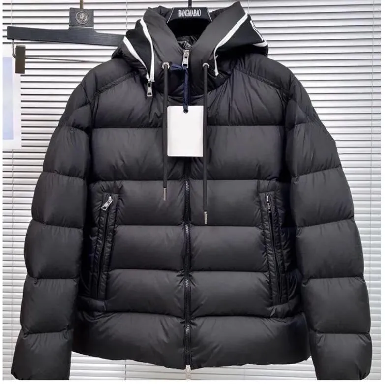Men's Winter Warm Windproof Down Jacket Shiny Matte Material S-5XL Couple New Fashion Designer Canadian Parkas puffer jacket doudoune with NFC b9D