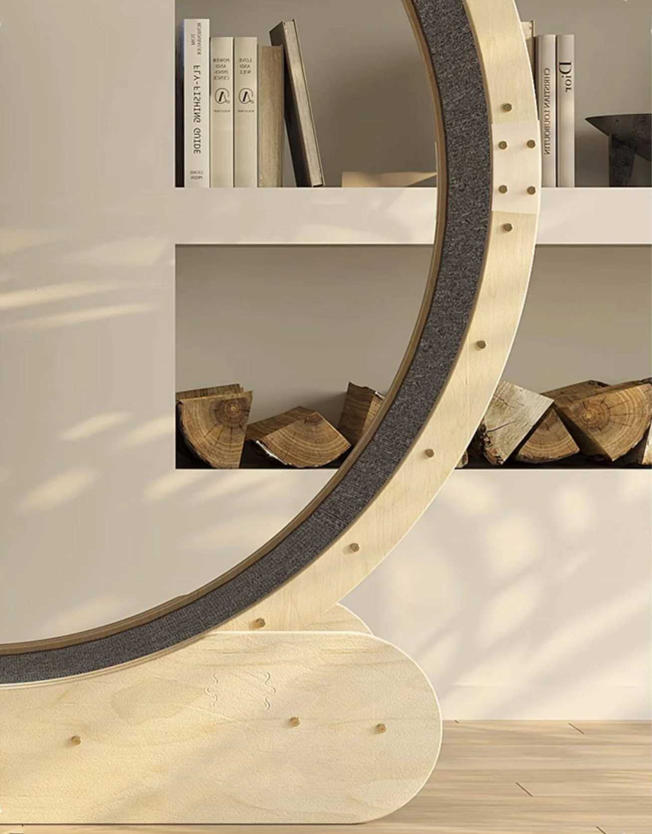 Cat Treadmill Silent Pet Fitness Roller Fiberboard Anti-Pinch Sports Running Wheel Cat Climbing Frame M251205