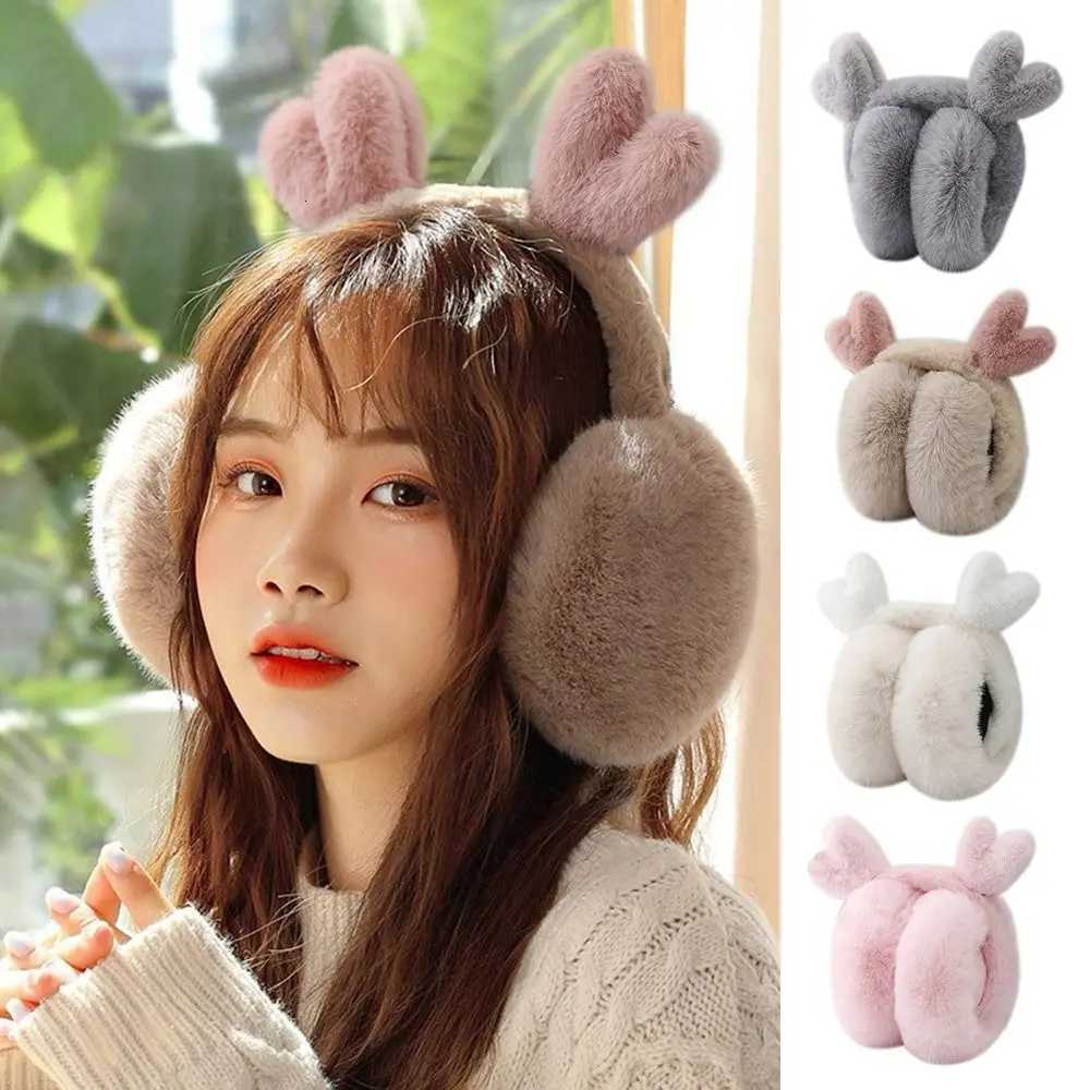 Fashion Deer Ear Earmuffs Foldable Anti-Freeze Ear Warmer Keep Warm Thickened Ear Cover for Women GirlsXJ251205 - view 3