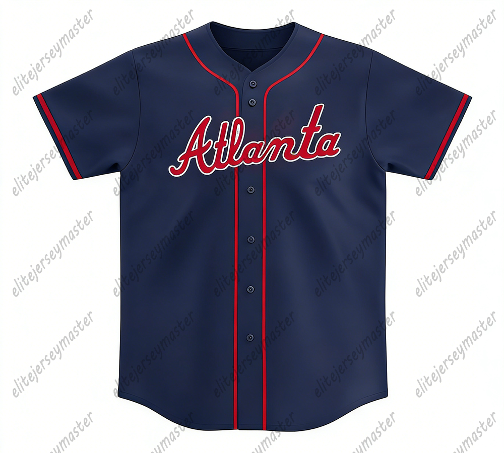 Ronald Acuna Jr. 13 Chipper Jones 10 Matt Olson 28 Austin Riley 27 Michael Harris Il 23 Murphy Personalized Customized Baseball Jerseys Custom Any Num