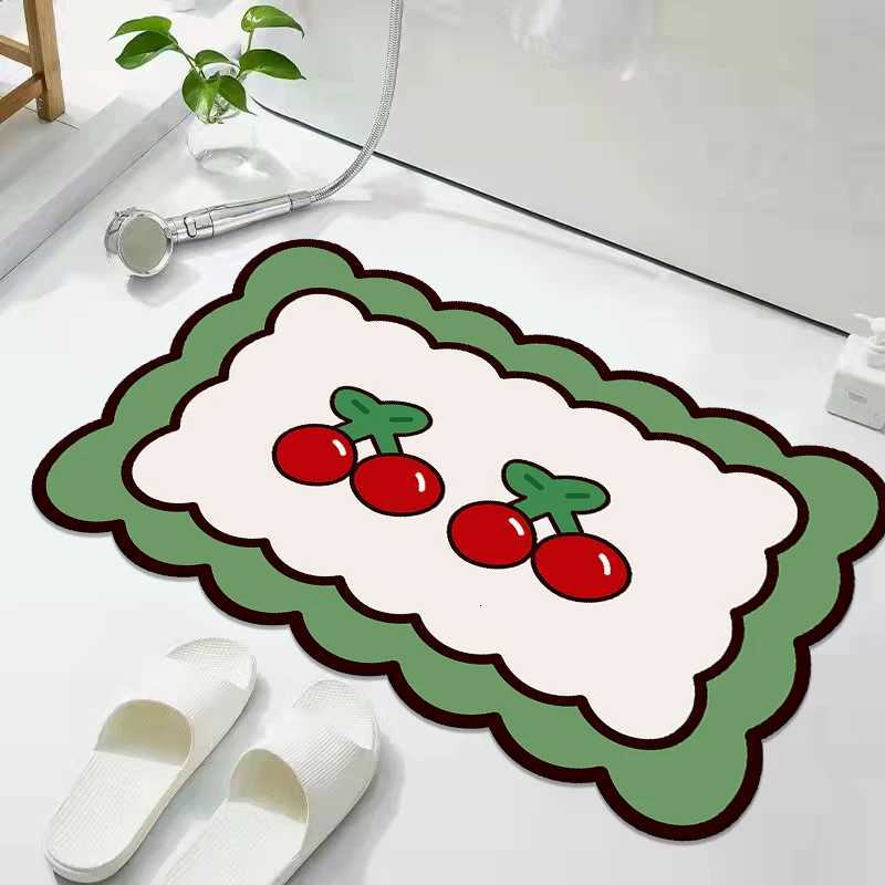 Diatom mud floor mat absorbent toilet bathroom quick drying non-slip foot mat toilet door carpet mat waterproof kitchen H251205