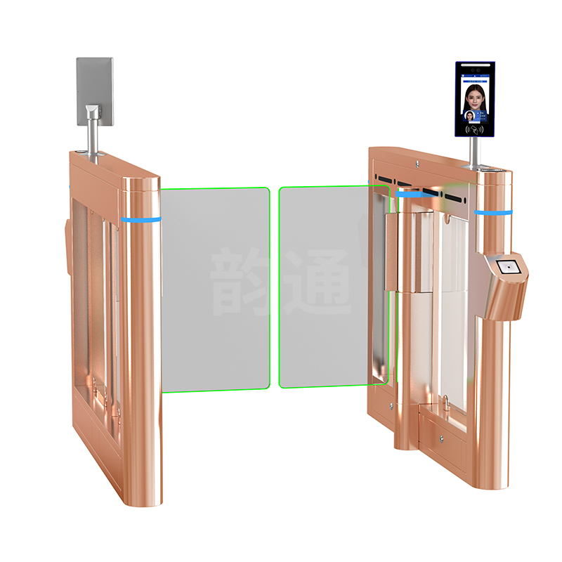 Factory-Customized Speed Gate Turnstile for Kindergarten/Playground - Face Recognition & QR Code Ticket Checking, Safe Fast-Pass Access Control Barrie