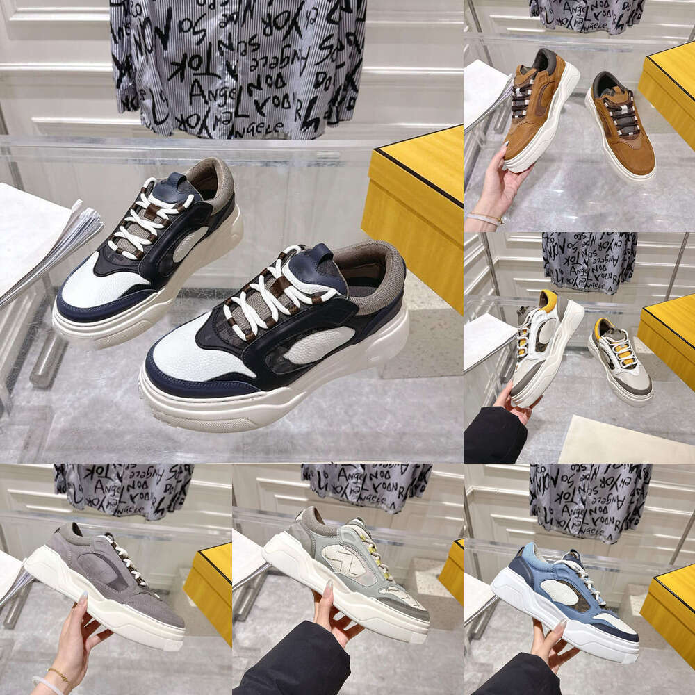 10 a Designer mens shoe sneakers Low Heel flats lace up leather dress Luxury Running shoes High Elastic Beef Tendon Bottom casual trainer sport athletic shoe