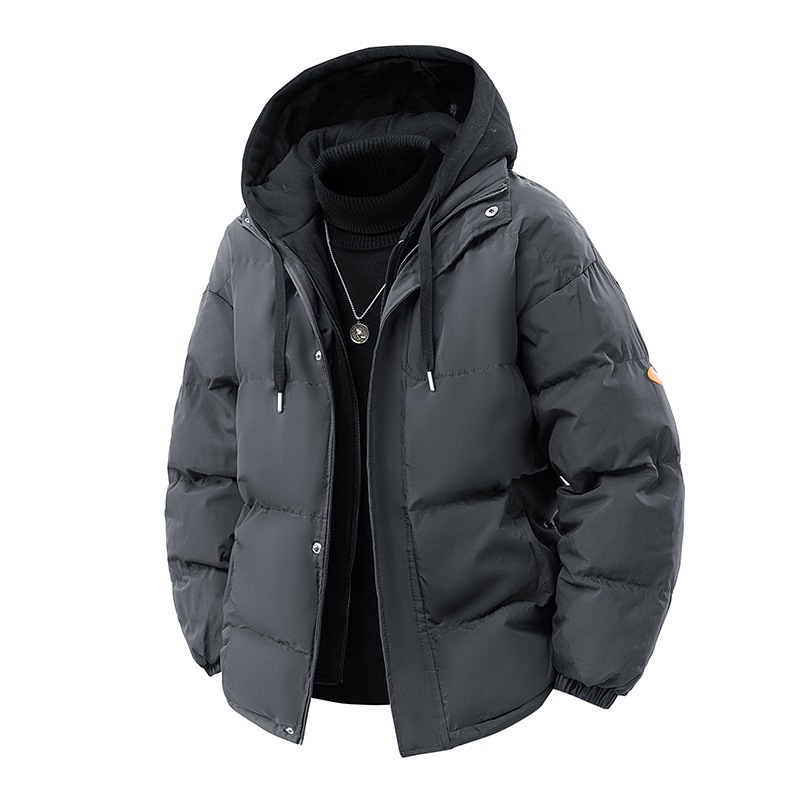 2025 New Arrival High-Quality Stylish Winter Two-Piece-Look Cotton Coat for Men: Down-Cotton Padded Jacket, Winter Quilted Outerwear