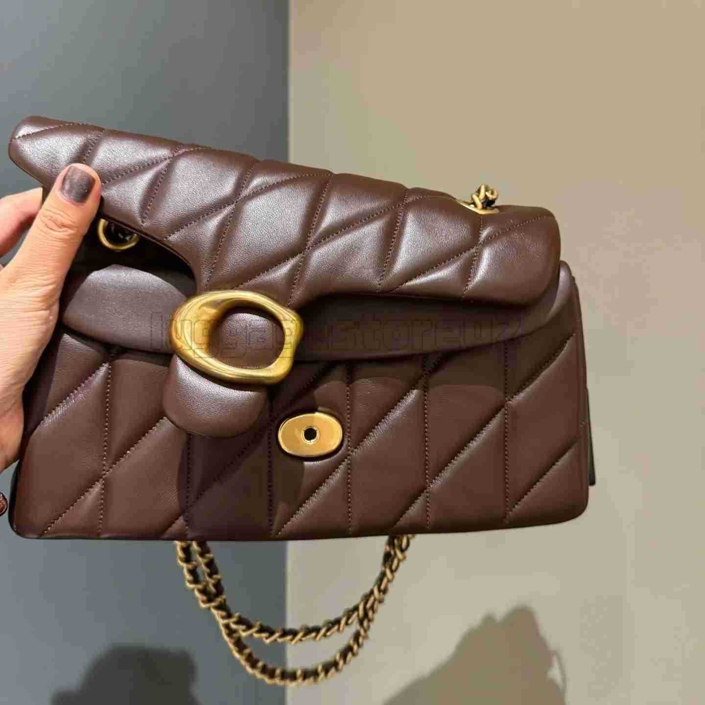 Evening Bags Highquality Tabby Designer Bag Suede bag Designers bags Tote bag Women Waist Cross Body Handbag Famous Bumbag Fashion Bag Classic Brown 26cm