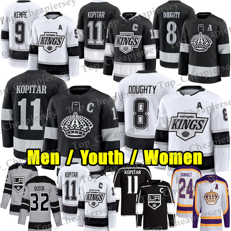 #10 Artemi Panarin hockey jersey #11 Anze Kopitar LA KingSS jersey Drew Doughty Kevin Fiala Adrian Kempe Quinton Byfield Corey Perry Brandt Clarke Darcy Kuemper jersey