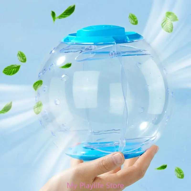 Small Pet Hamster Running Ball with Leash Exercise Toy Household Running Jogging Toy Hamster Spinning 18cm M251205