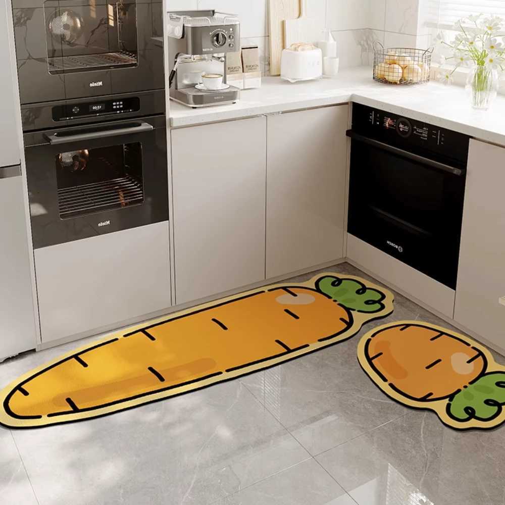 VIKAMA Kitchen Floor Mat and Bedroom Living Room Long Bedside Area Rug also Hallway Soft Washable Carpet with Anti Slip for Bath H251205