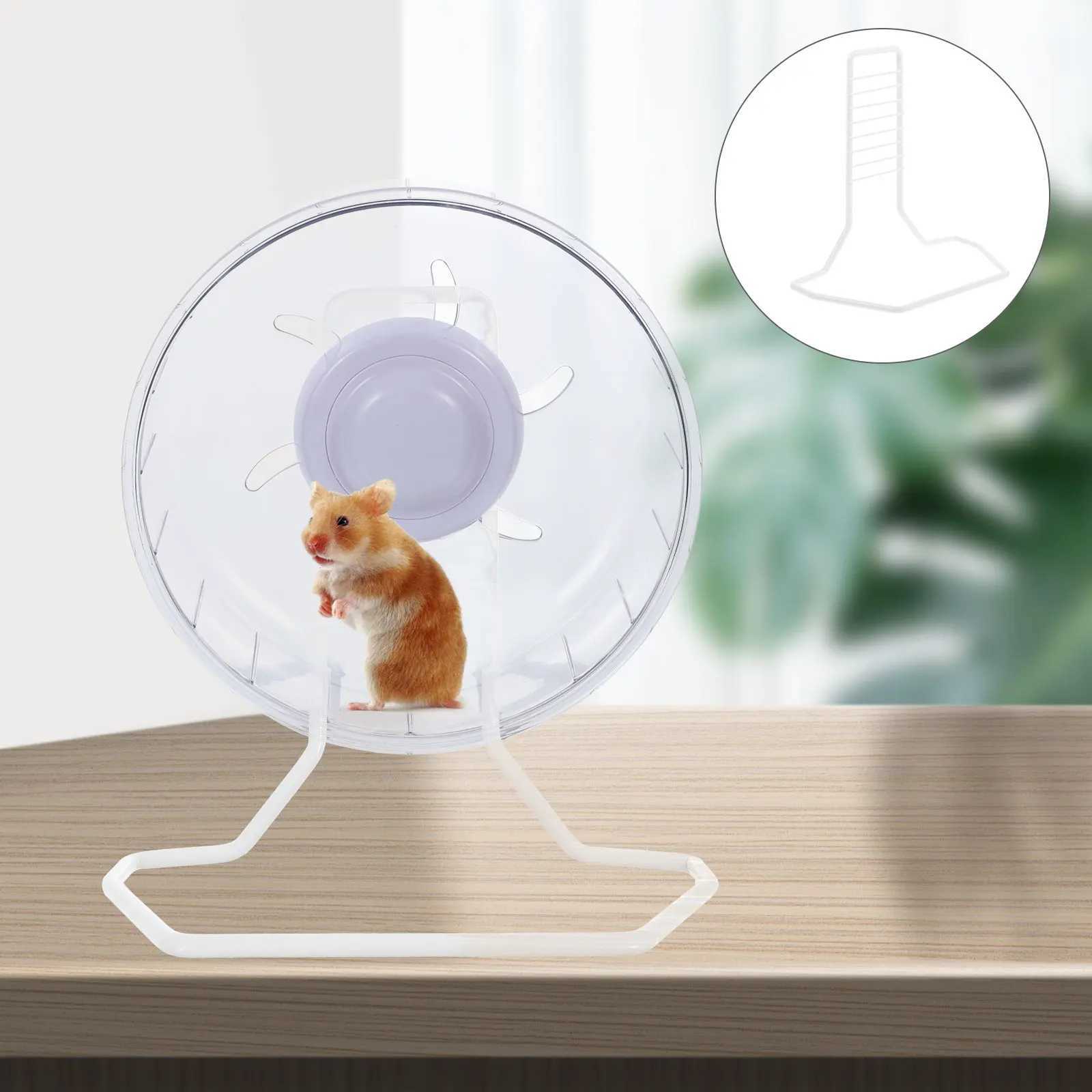 Hamster Wheel Holder Pet Running Wheel Stand 22cm Iron Quiet Easy Install Small Animal Exercise Accessories M251205