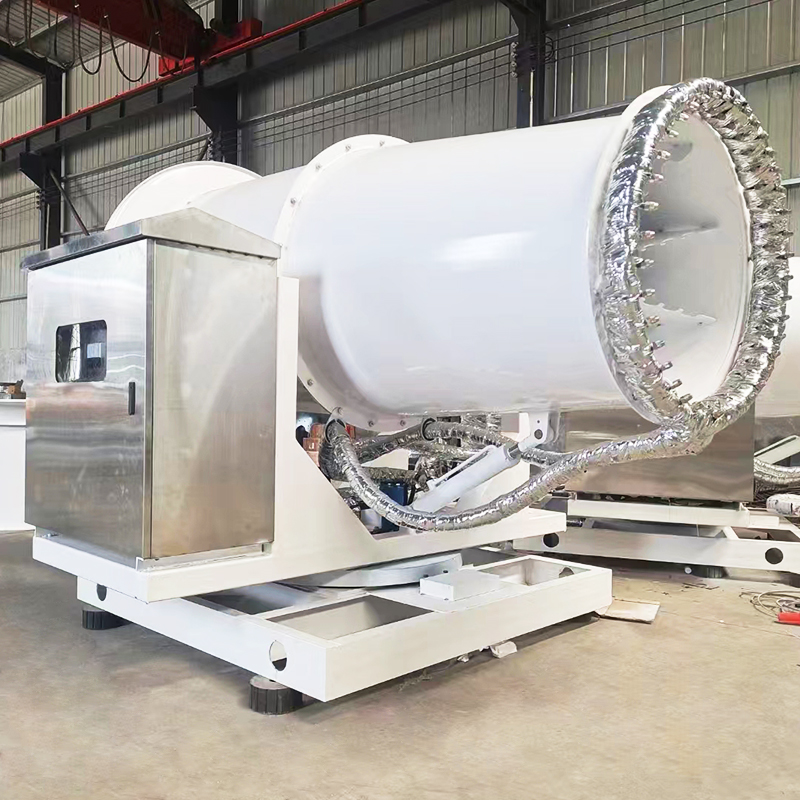 Versatile Fog Cannon Sprayer Wheels | Customizable Track & Ground Clearance for Various Job Sites