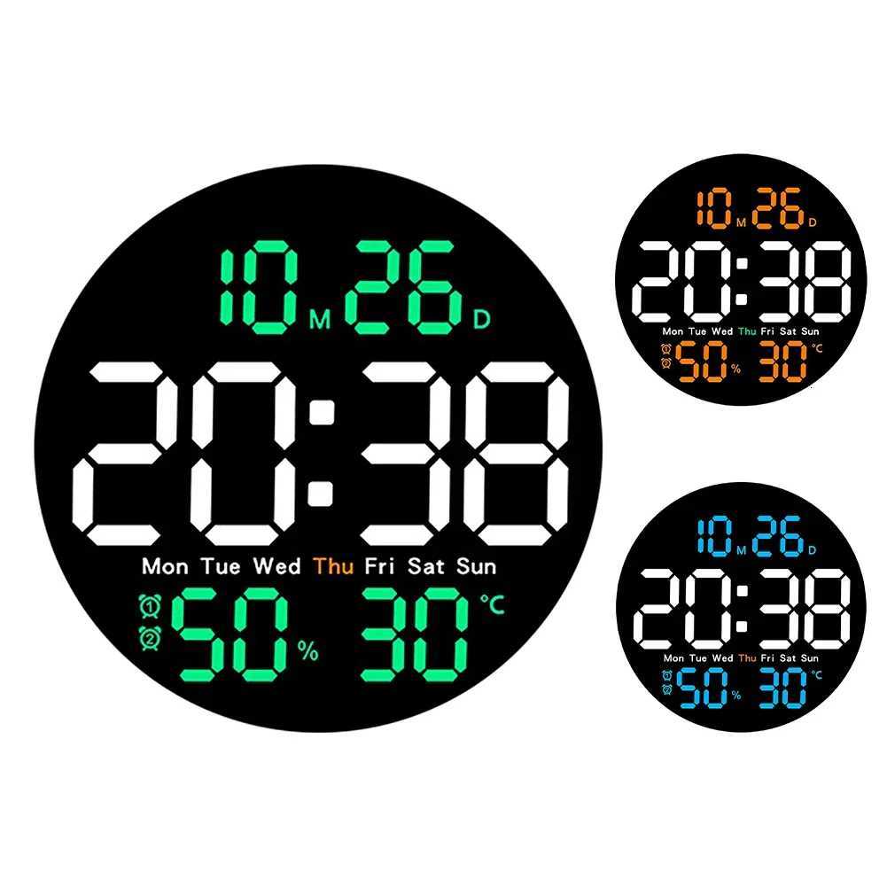 Digital Wall Clocks Large Screen With Timing Countdown Function Clocks For Home Bedroom Living Room Office Home Decoration M251205 - view 4