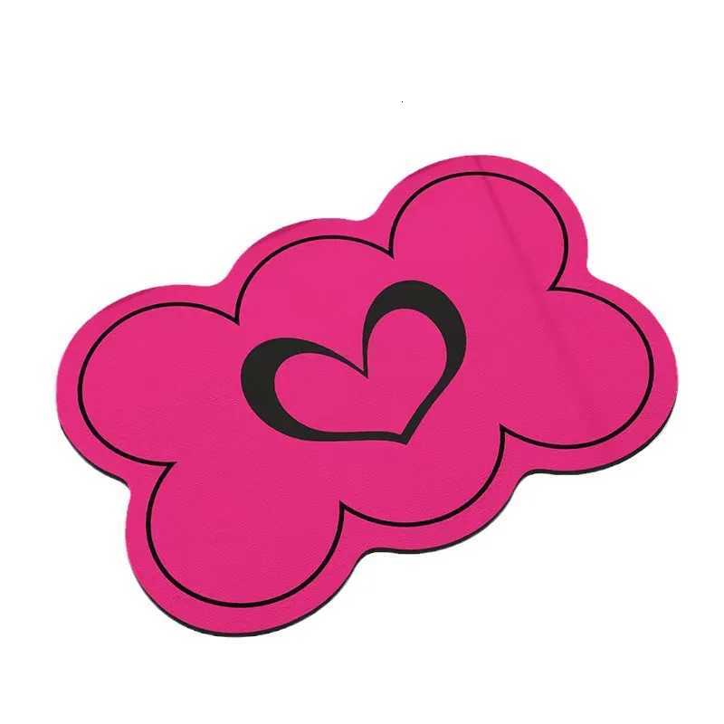 Black And Pink Bathroom Absorbent Floor Mat Soft Diatom Mud Non-Slip Foot Mat Kitchen Toilet Bathroom Door Quick Drying H251205