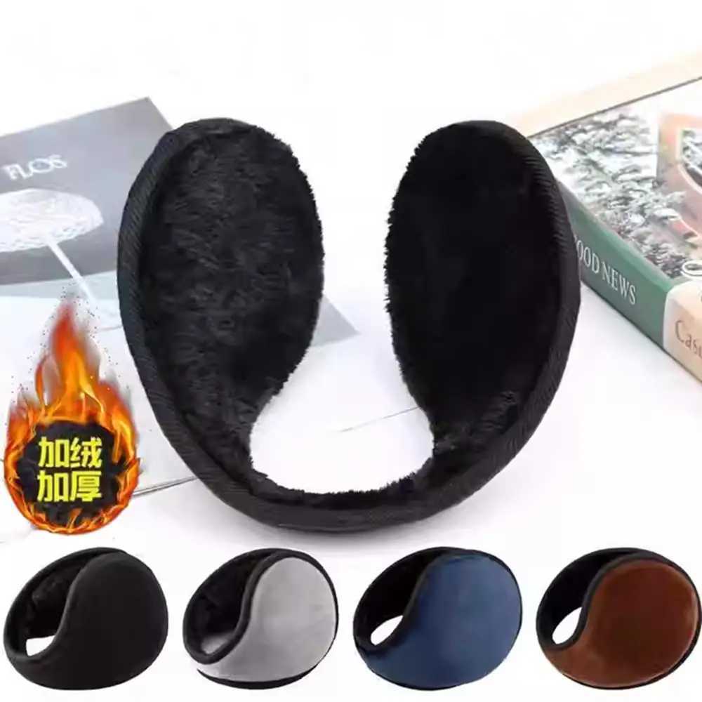 Winter Warm Fur Earmuffs For Men Women Velvet Earlap Headphones Thicken Warmer Ear Cover Outdoor Cycling Ski Plush Ear ProtectorXJ251205 - view 3