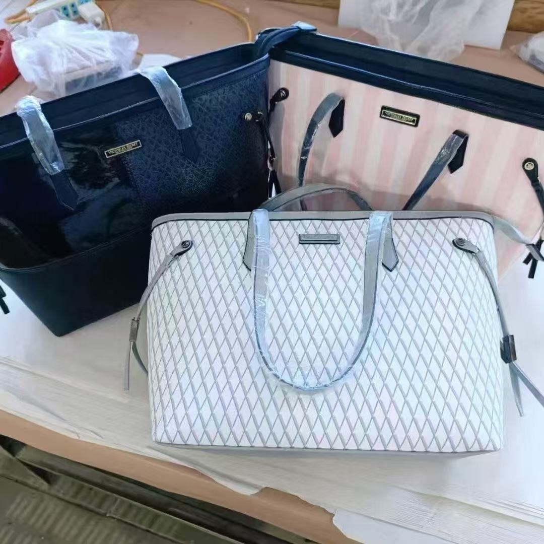 Fashion V Women's Handbag Shoulder Travel Portable Large Capacity Shopping Tote Casual Canvas Bag