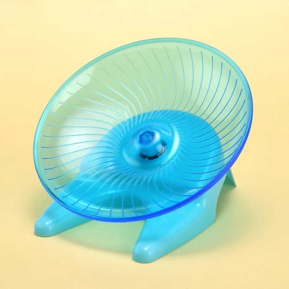 Transparent Pet Hamster Flying Saucer Anti-Slip Rat Toys Cage Hamster Running Wheels Indoor Exercise Toys Squirrel Wheel M251205