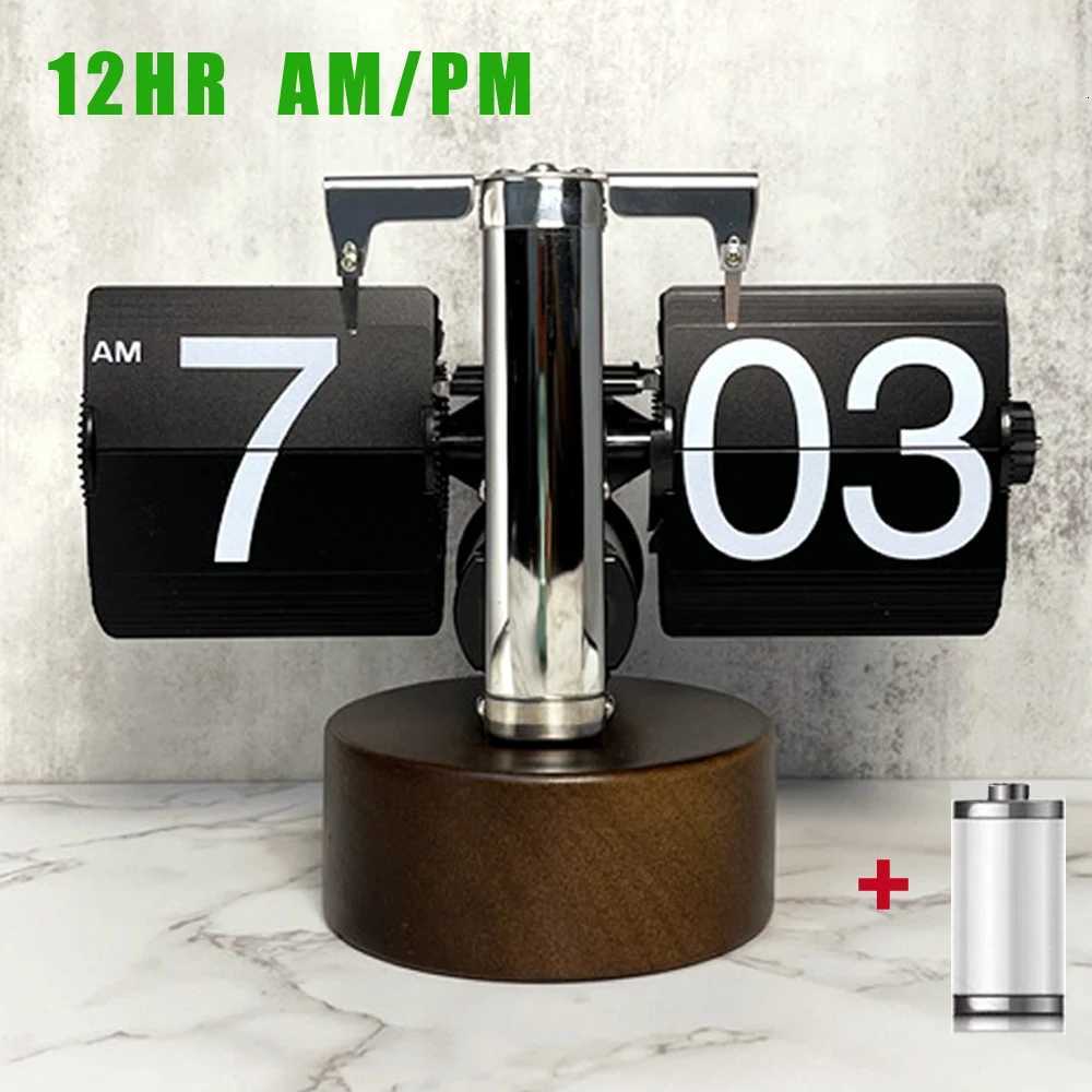 A Flipping Clock with Page Turning Automatically for Modern Home DecorationFull of Sense of TechnologyBattery Included as Gift M251205 - view 6