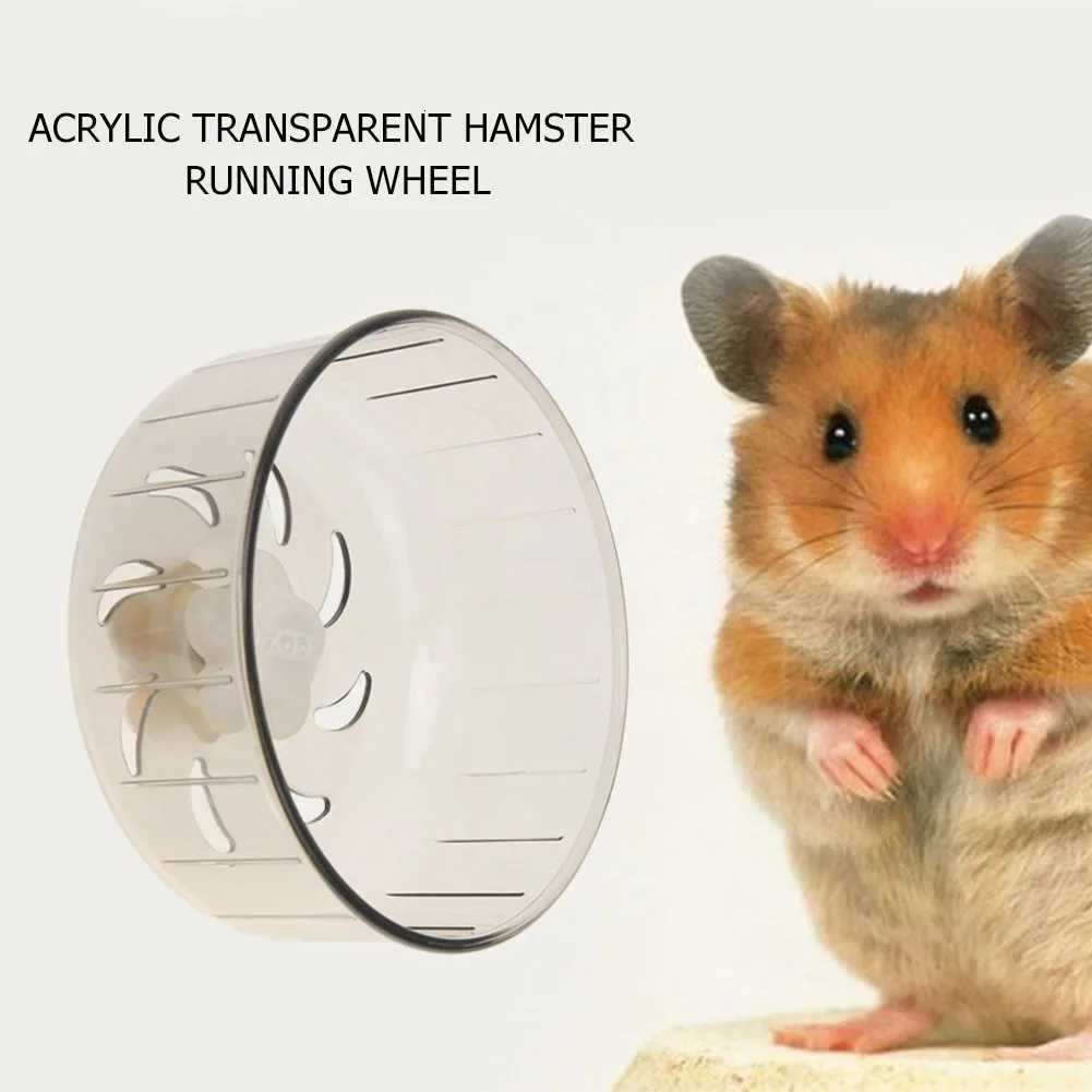 Acrylic Transparent Hamster Wheel Running Treadmill Exercise Wheel for Small Pet M251205