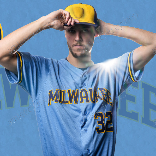 Christian Yelich 2026 New Jersey William Contreras Jackson Chourio Sal Frelick Embroidery Shirt Breathable Button-Up Sports Uniform For Training Compe