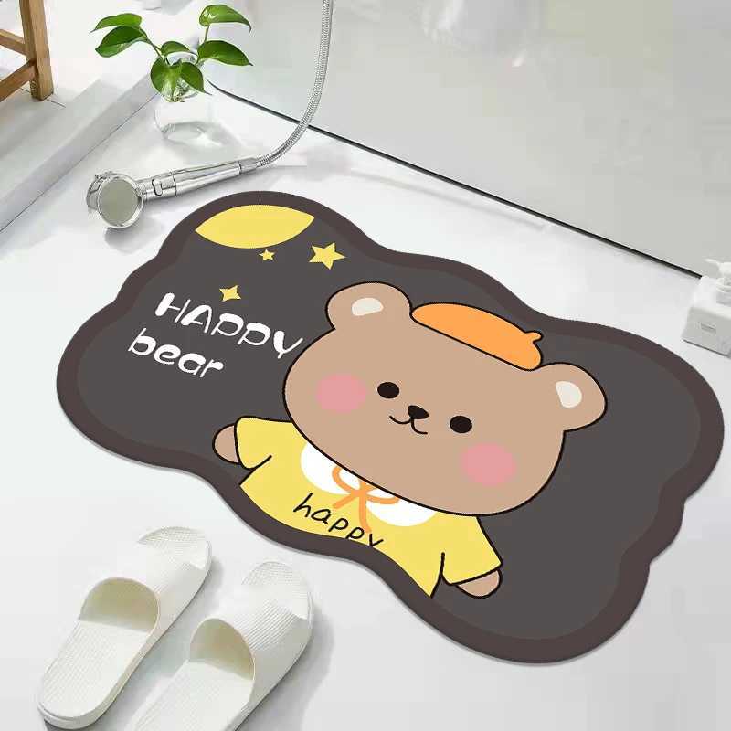 German diatom mud floor mat bathroom absorbent non-slip foot mat toilet door mat bathroom carpet H251205