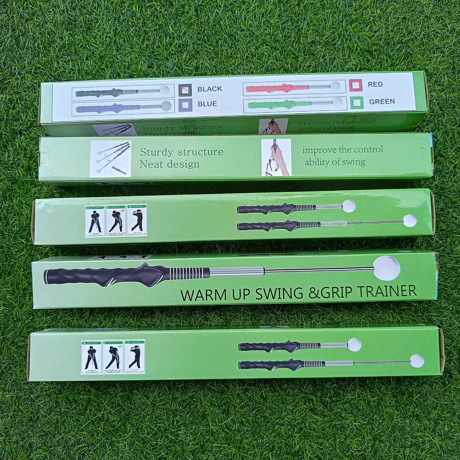 Retractable Golf Swing Training Aids Telescopic Golf Grip Trainer for Warm Up and Tempo Training Y251205