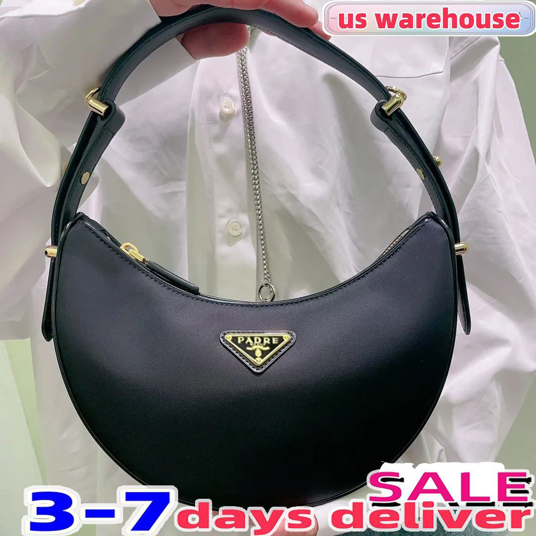 Luxury Bags Designer Bags Shoulder Bags Purse High Quality Shoulder Luxury Leather Armpit Bags Fall & Winter Wear 2000 & 2005 3 Piece Set Women's Black Handbags Mini Bags