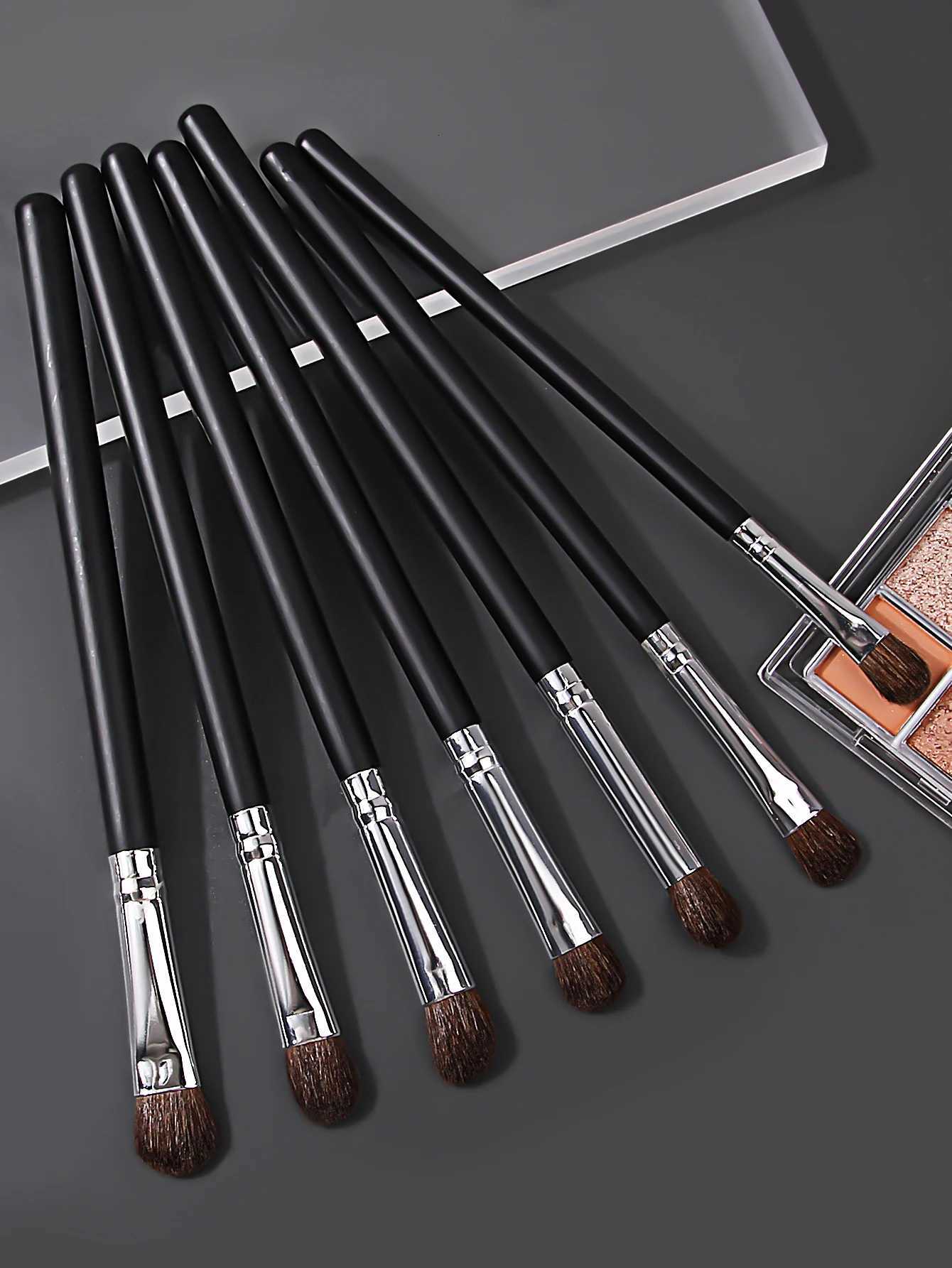 4/14/18PCS High-end makeup brush set loose powder brush blush brush facial brush set non-clog powder puff setT251205