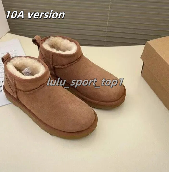 2026 10A uggsclogs Hot Women Ultra Mini snow boots Soft comfortable Sheepskin keep warm boots with card dustbag Beautiful gifts uggl 88d