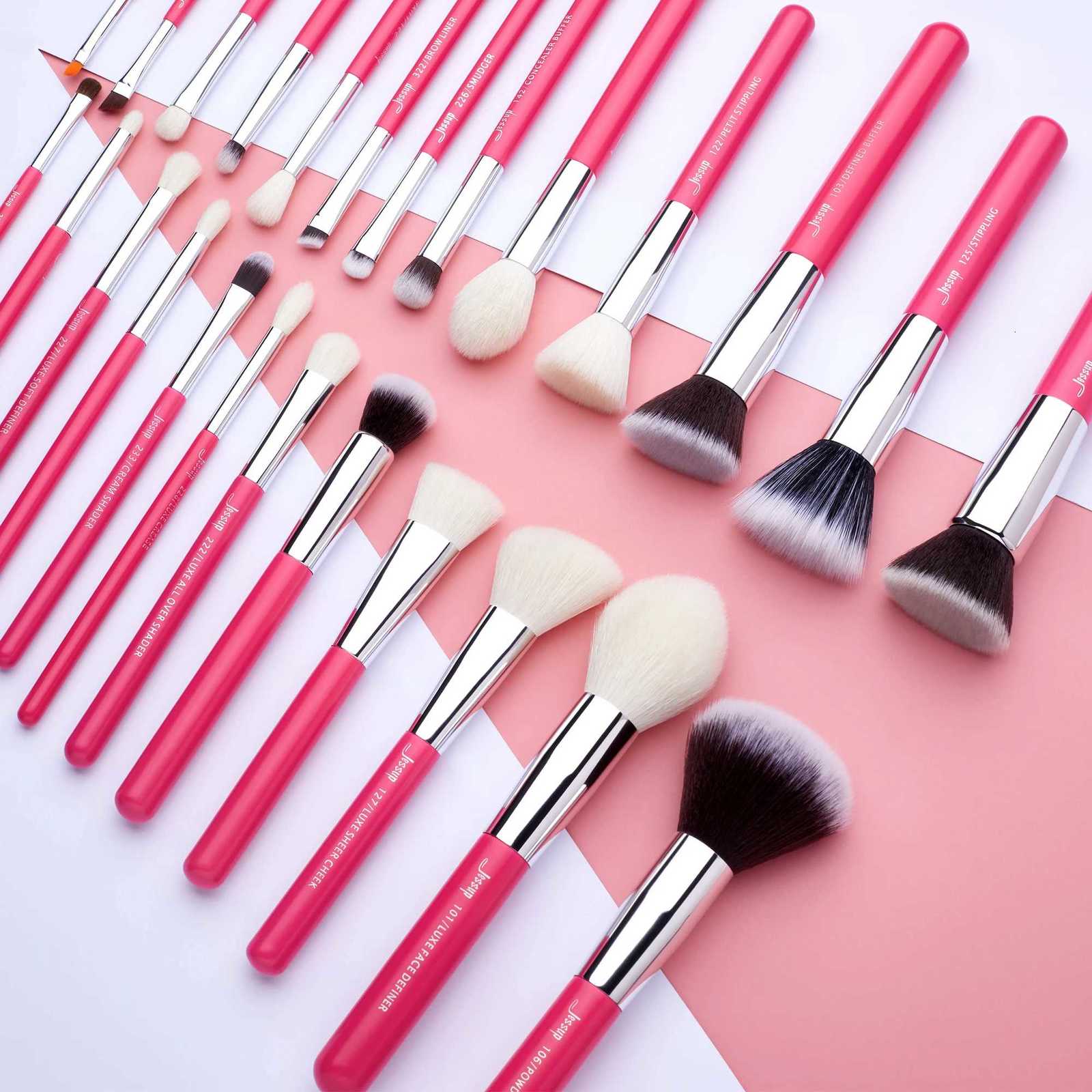 Jessup Makeup brushes set 25pcs Make up Brush Professional Natural-Synthetic Foundation Powder Blending Eyeshadow T195T251205