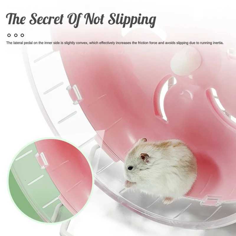 CMHI-Hamster Wheel Rat Small Mice Silent Jogging Hamster Gerbil Exercise Play Brackets Accessories D M251205