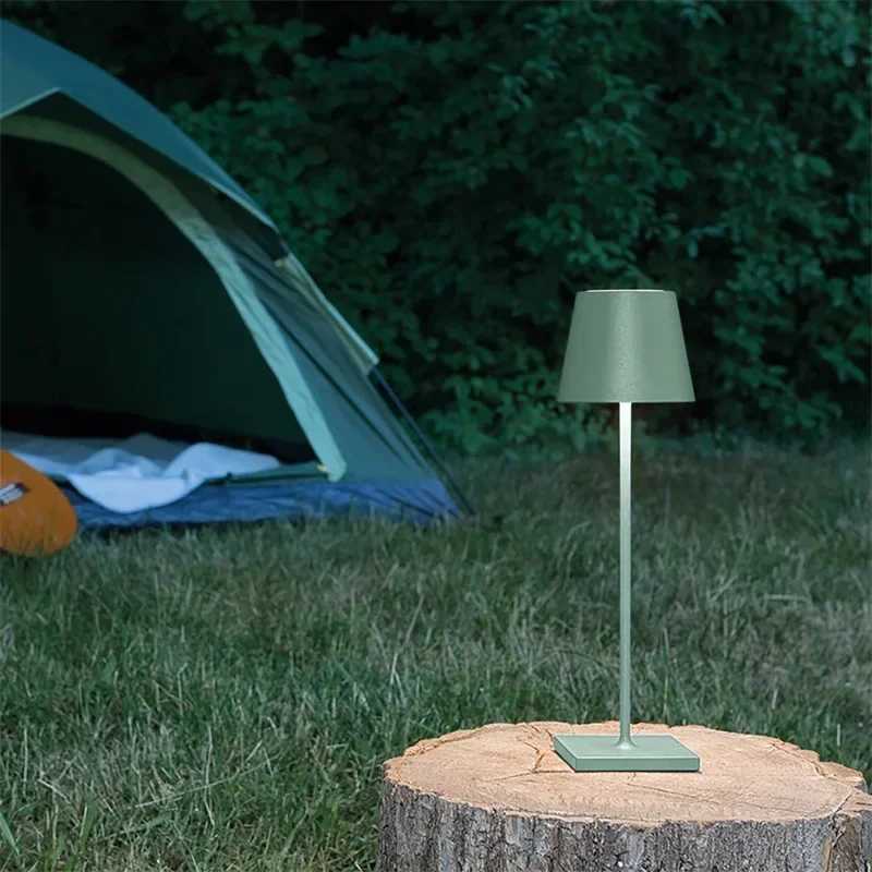 LED Desk Lamp Portable Table Lamps Luxury Modern lamparas de mesa Wireless Bedside Lamp USB Rechargeable Night Light Waterproof Z251205