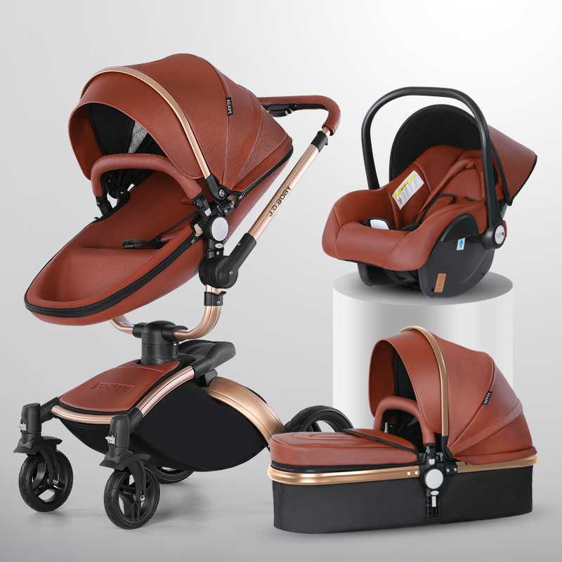2026 New Luxury Newborn Horse Drawn Carriages Shell Shaped Strollers High-Quality Baby Prams High Landscape X2504151 Designer