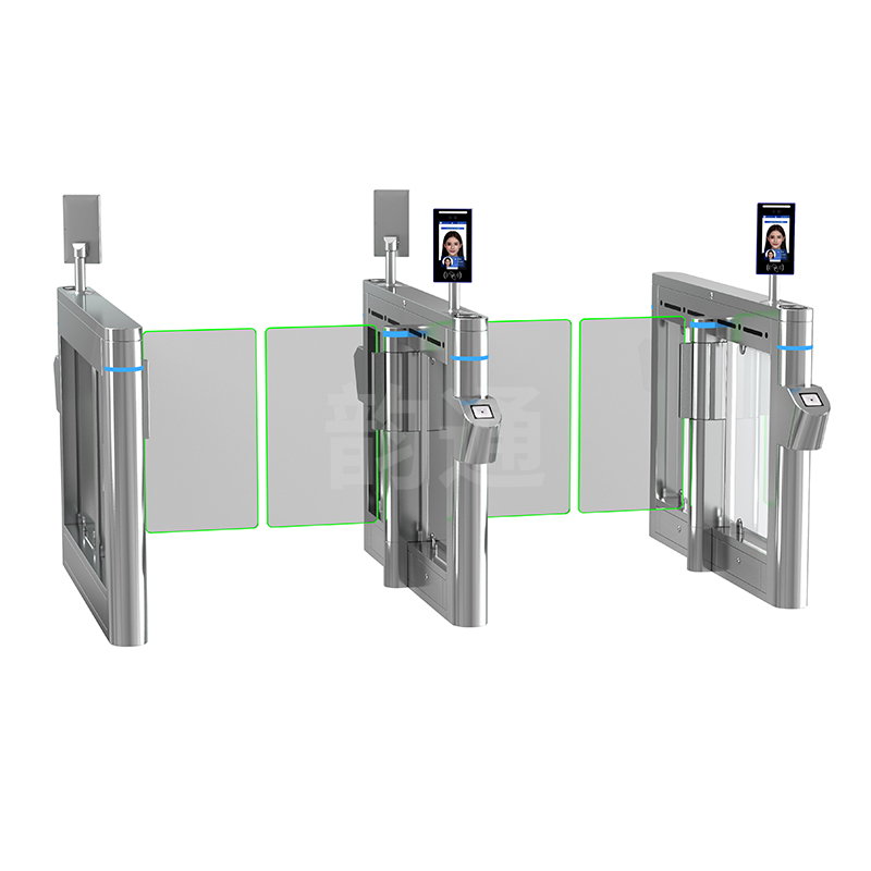 Factory-Customized Speed Gate Turnstile for Kindergarten/Playground - Face Recognition & QR Code Ticket Checking, Safe Fast-Pass Access Control Barrie