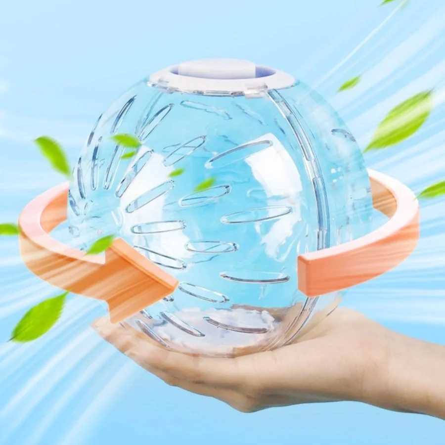 Hamster Exercise Ball- Safe Non-Slip Running for Hamsters Mice Small Pets Ventilated Design with Stable Base - Prevents Foot M251205
