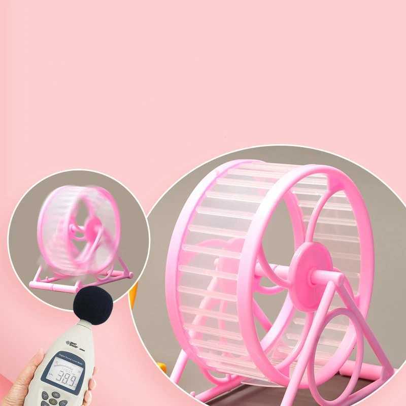 Hamster Running Wheel Ultra Quiet Anti Jamming Small Animal Sports Running Wheels Cage Accessories Toys Hamster M251205