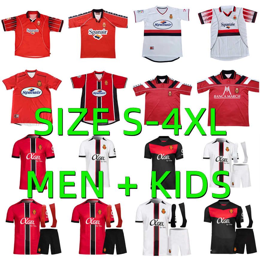2025 2026 RCD Mallorca Soccer Jerseys 1994 1995 1996 1997 2000 2001 2002 Retro SANCHEZ ABDON A. RAILLO VALJENT MURIQI BABA GRENIER 24 25 26 Mens kids kits Football Shirt