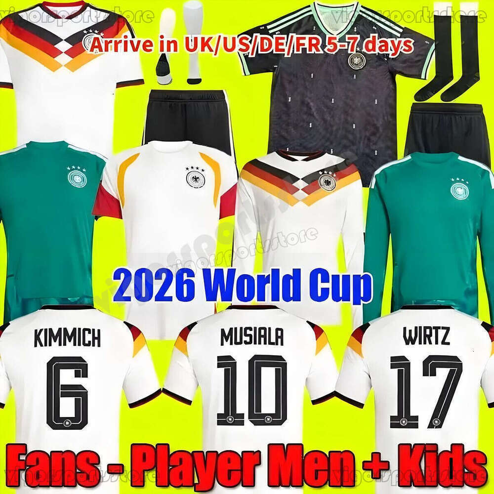Germany jersey 2026 World Cup 26 soccer jerseys Kit Women football shirts A1 men kids set goalkeeper Deutschland HAVERTZ GNABRY Long sleeves goalkeeper train SSS1