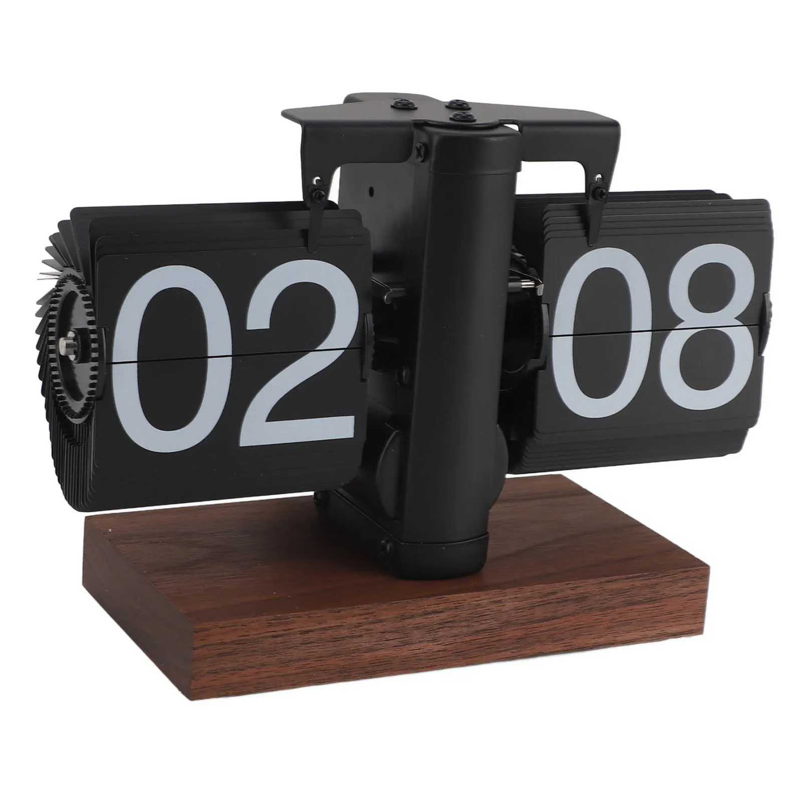 Auto Desk Clock Desk Clock Vintage Rotary Knob Adjustable Anti Slip Base Large Numbers 24 Hours for Living Room M251205 - view 4