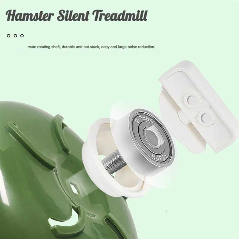 BAAU Hamster Sport Running Wheel Rat Small Mice Silent Jogging Hamster Gerbil Exercise Play Brackets Accessories B M251205